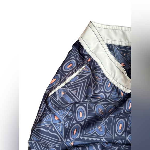 Reyn Spooner Hawaiian Swim Board Shorts Geometric Print Size 38 - Picture 5 of 14
